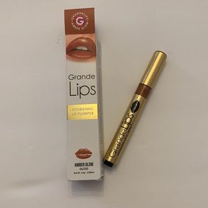 Grande Cosmetics Lips Amber Glow Hydrating Lip Plumper Gloss.